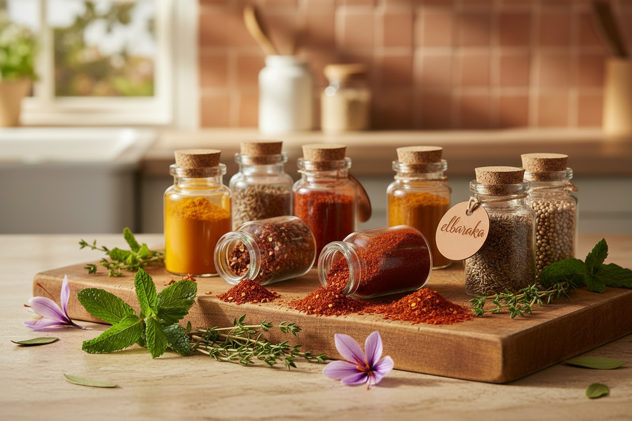 elbaraka spices kitchen slider